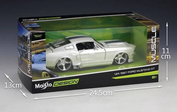1:24 Ford 1967 Mustang GT Die Cast Model Car