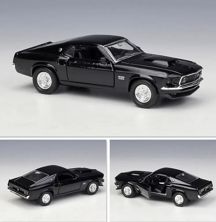 1:36 Ford 1969 Mustang Boss 429 Die Cast Model Car
