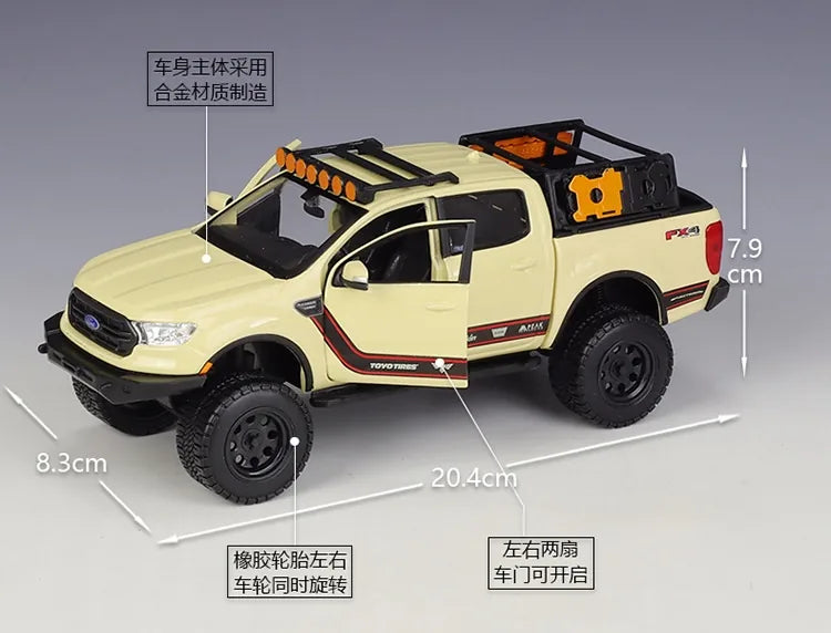1:24 Ford 2019 Range Pick-up Die Cast Model Car