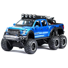1:24 Ford 2020 F-150 Raptor 6x6 Off-Road Die Cast Model Car