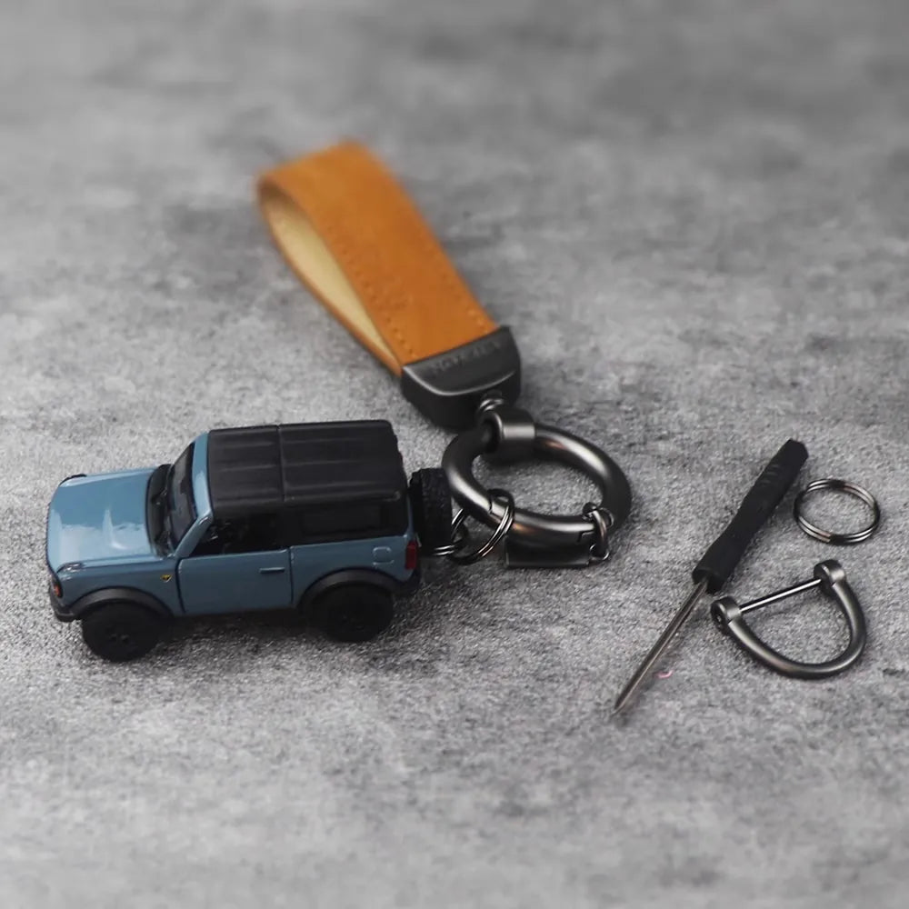 Ford Bronco Keychains 1:64 coche en miniatura Keychain