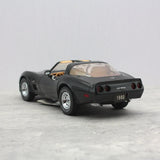 [Franklin] 1:24 Chevrolet 1980 Corvette C3 Black Model Car Resin