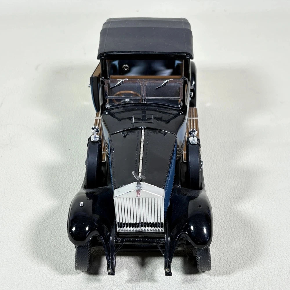 [Franklin] 1:24 Rolls-Royce 1929 Phantom I Blue Model Car Die-Cast