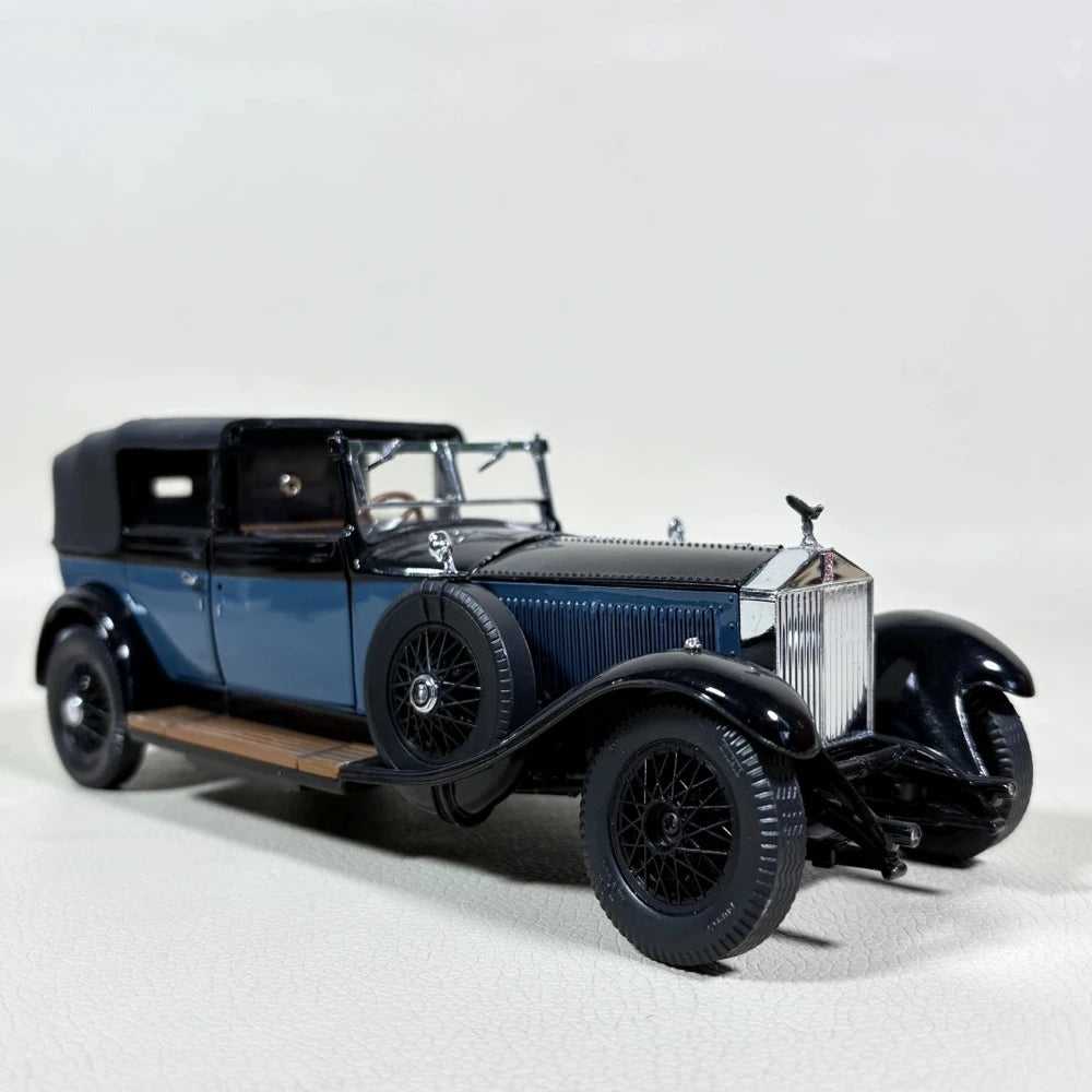 [Franklin] 1:24 Rolls-Royce 1929 Phantom I Blue Model Car Die-Cast