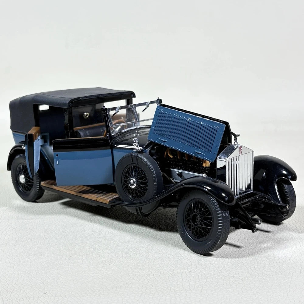 [Franklin] 1:24 Rolls-Royce 1929 Phantom I Blue Model Car Die-Cast