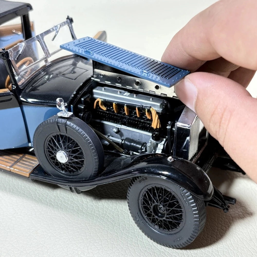 [Franklin] 1:24 Rolls-Royce 1929 Phantom I Blue Model Car Die-Cast