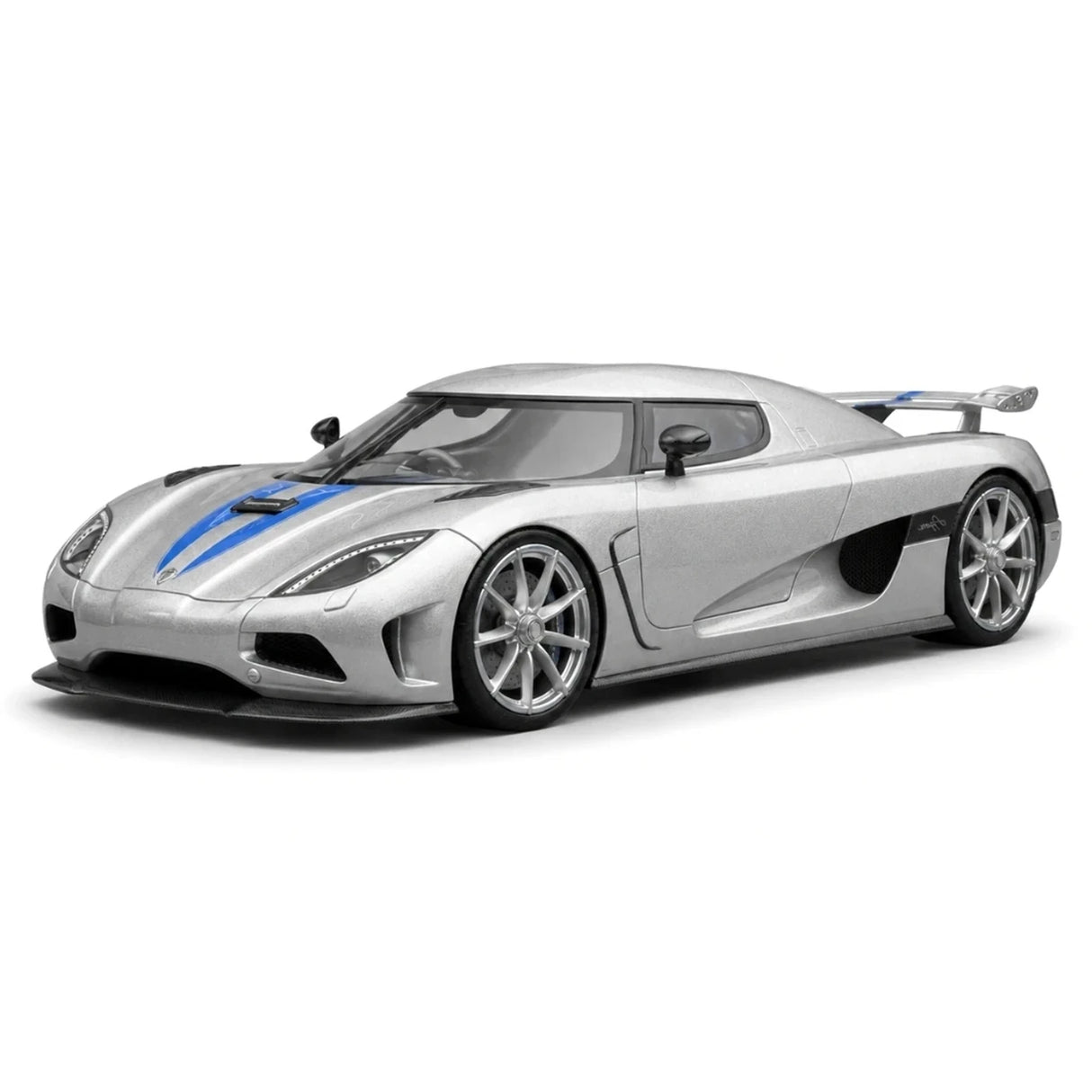 FrontiArt Koenigsegg 2013 Agera S Silver 1:18 – Resina de Modelo de Resina de Colección