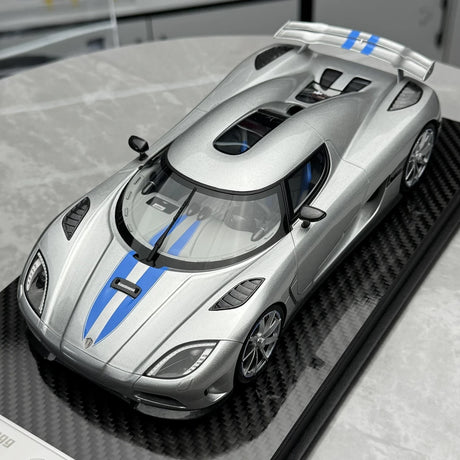 FrontiArt Koenigsegg 2013 Agera S Silver 1:18 – Resina modello in resina collezionabile
