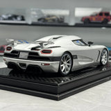 FrontiArt Koenigsegg 2013 Agera S Silver 1:18 – Resina de Modelo de Resina de Colección