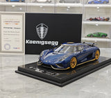 [FrontiArt] 1:18 Koenigsegg 2016 Regera Blue-Tinted Carbon Model Car Resin