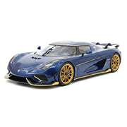 FrontiArt Koenigsegg 2016 Regera Blue-Tinted Carbon 1:18 – Collectible Resin Model