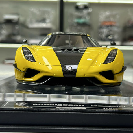 FrontiArt Koenigsegg 2016 Regera Yellow 1:18 – Resina modello in resina collezionabile