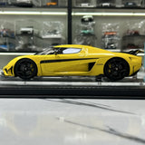 FrontiArt Koenigsegg 2016 Regera Yellow 1:18 – Collectible Resin Model Resin
