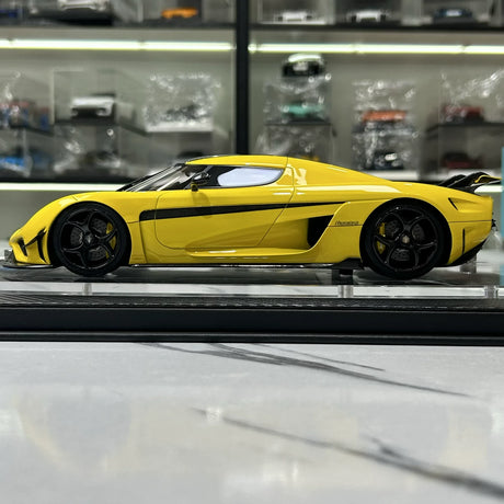 FrontiArt Koenigsegg 2016 Regera Yellow 1:18 – Resina modello in resina collezionabile