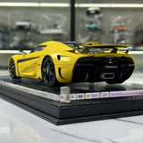 FrontiArt Koenigsegg 2016 Regera Yellow 1:18 – Collectible Resin Model Resin