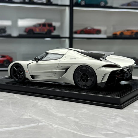 FrontiArt Koenigsegg 2020 Jesko Attack Battle Gray 1:18 – Resina modello in resina collezionabile
