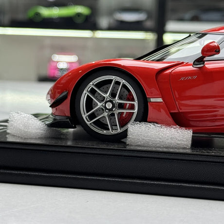 FrontiArt Koenigsegg 2020 Jesko Attack Chili Red 1:18 – Resina modello in resina collezionabile