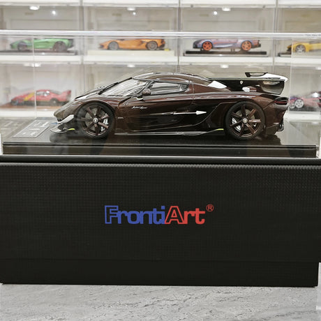 FrontiArt Koenigsegg 2025 Sadair's Spear Brown Carbon 1:18 – Collectible Resin Model Resin