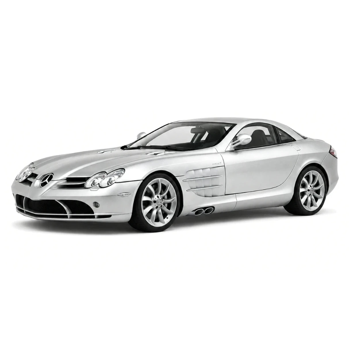 FrontiArt Mercedes-Benz 2003 SLR McLaren Silver 1:18 – Keräilyhartsimallihartsi