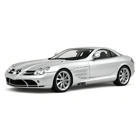 FrontiArt Mercedes-Benz 2003 SLR McLaren Silver 1:18 – Résine de modèle en résine de collection