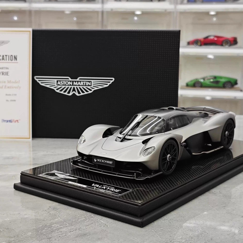 [Frontiart] 1:18 Aston Martin 2021 Valkyrie argento modellino di auto resina