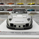 [FuelMe] 1:18 Porsche 1994 911 Carrera 993 RWB Silver Model Car Resin