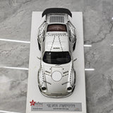 [FuelMe] 1:18 Porsche 1994 911 Carrera 993 RWB Silver Model Car Resin