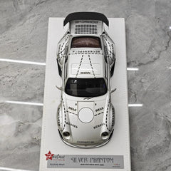 [FuelMe] 1:18 Porsche 1994 911 Carrera 993 RWB Silver Model Car Resin