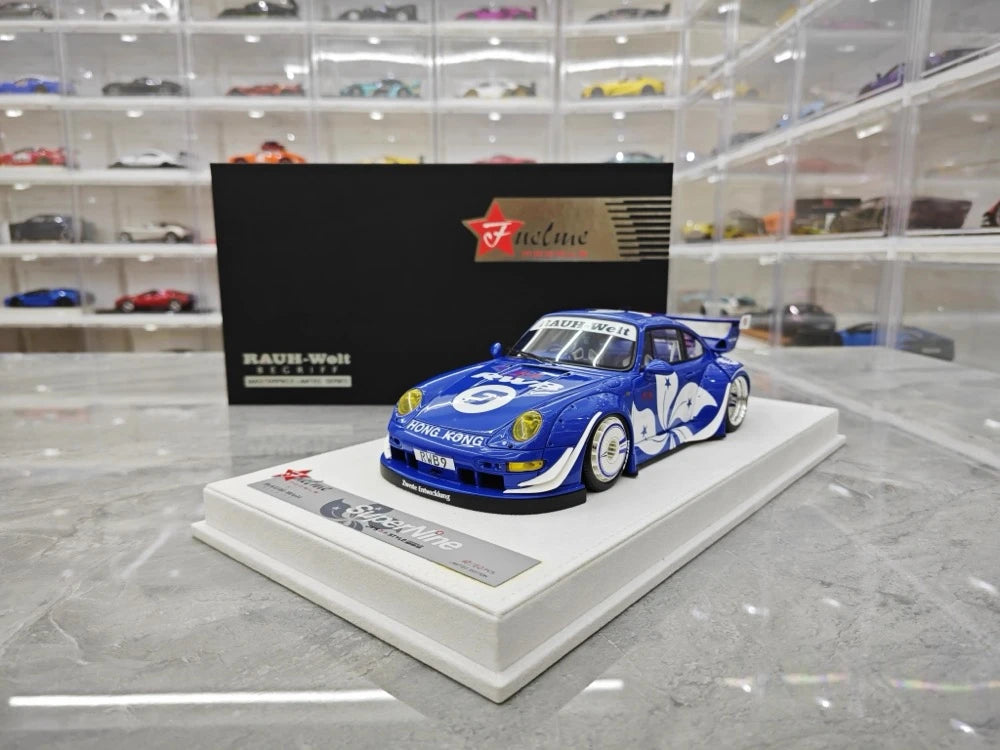 [FuelMe] 1:18 Porsche 1995 993 RWB Hong Kong modellino di auto resina