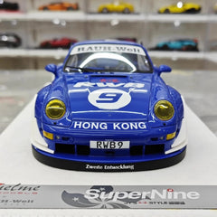 [FuelMe] 1:18 Porsche 1995 993 RWB Hong Kong modellino di auto resina