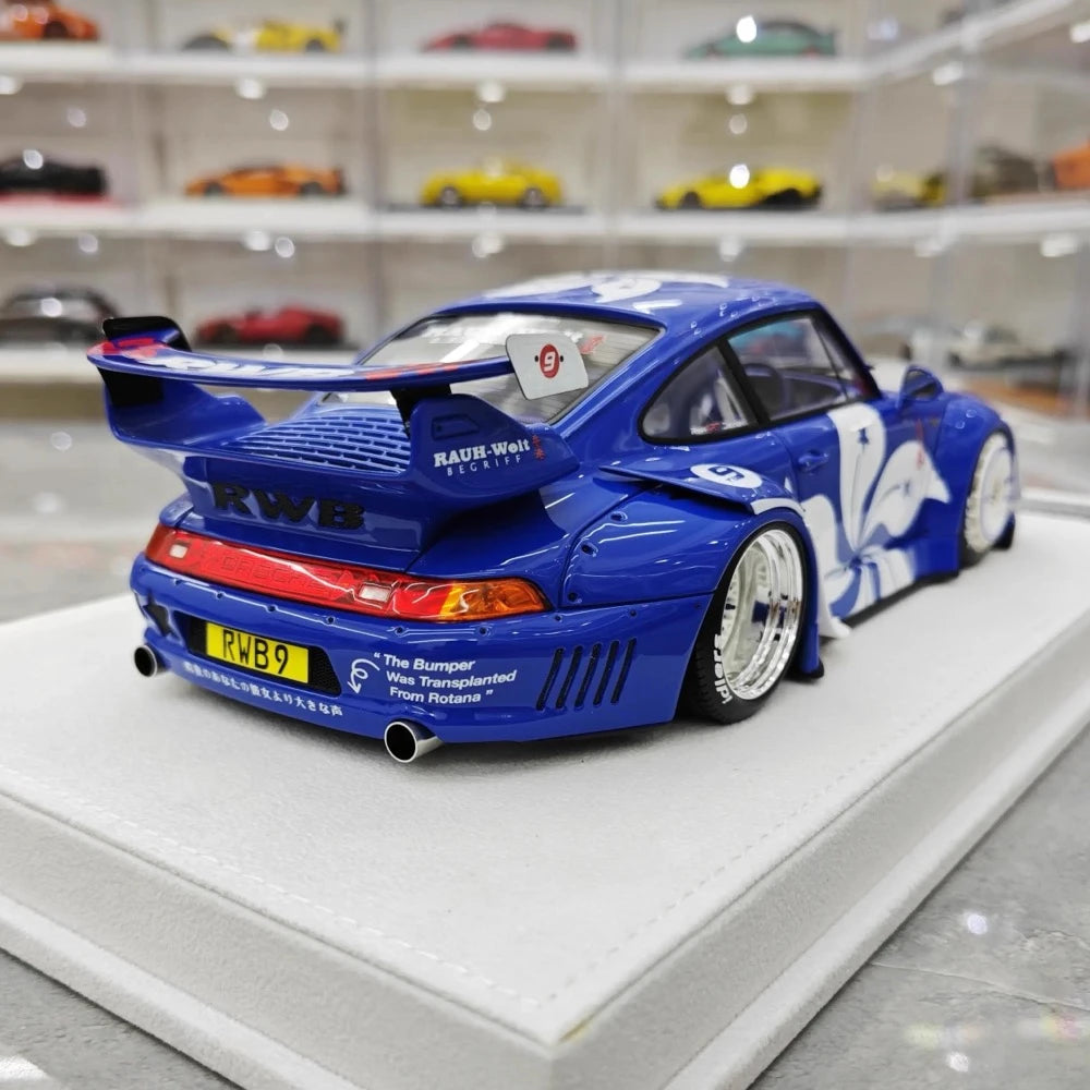 [FuelMe] 1:18 Porsche 1995 993 RWB Hong Kong modellino di auto resina