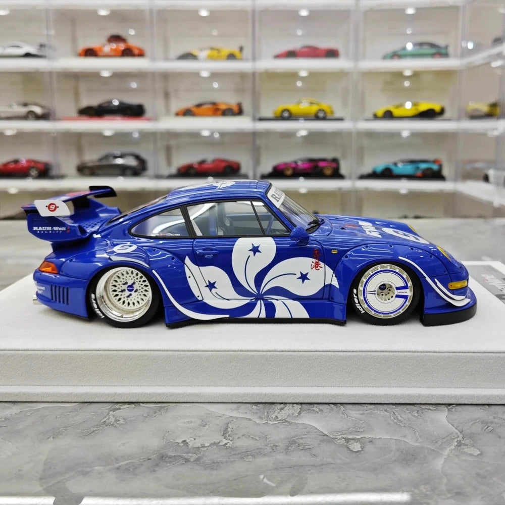 [FuelMe] 1:18 Porsche 1995 993 RWB Hong Kong modellino di auto resina