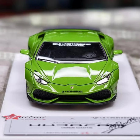 [FuelMe] 1:43 Lamborghini 2015 Huracan LP610-4 Liberty Walk Green Model Car Resin