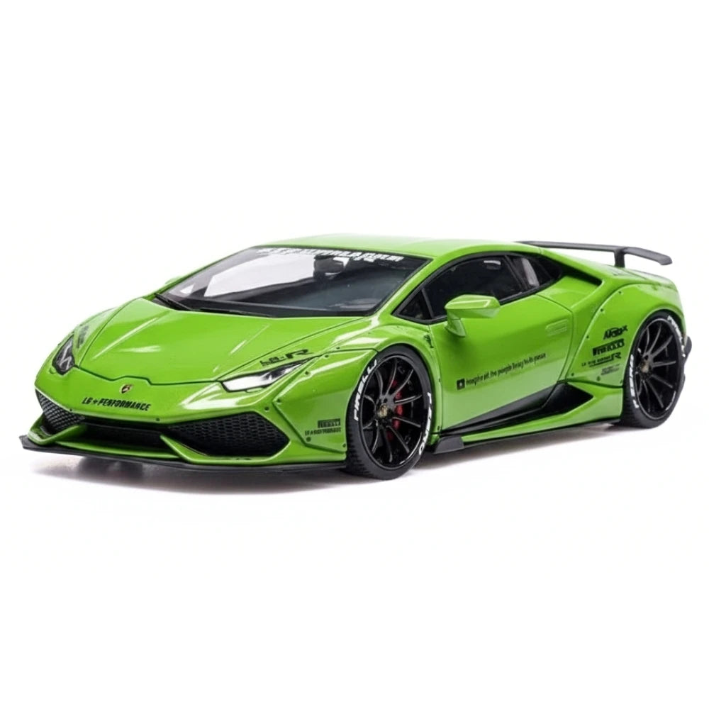 [FuelMe] 1:43 Lamborghini 2015 Huracan LP610-4 Liberty Walk Green Model Car Resin