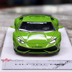 [FuelMe] 1:43 Lamborghini 2015 Huracan LP610-4 Liberty Walk Green Model Car Resin