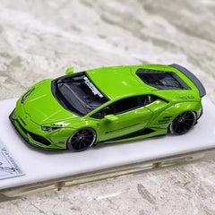 [FuelMe] 1:43 Lamborghini 2015 Huracan LP610-4 Liberty Walk Green Model Car Resin