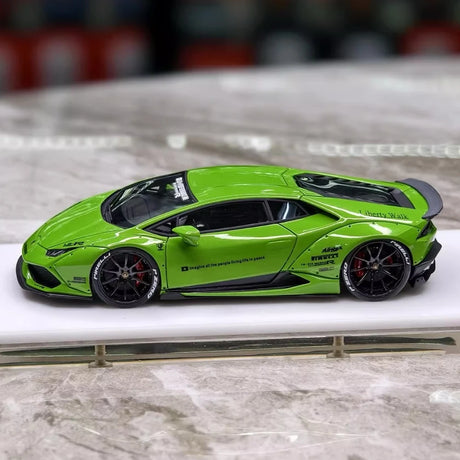[FuelMe] 1:43 Lamborghini 2015 Huracan LP610-4 Liberty Walk Green Model Car Resin