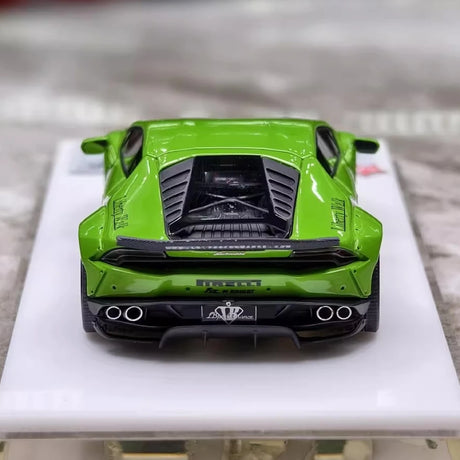 [FuelMe] 1:43 Lamborghini 2015 Huracan LP610-4 Liberty Walk Green Model Car Resin