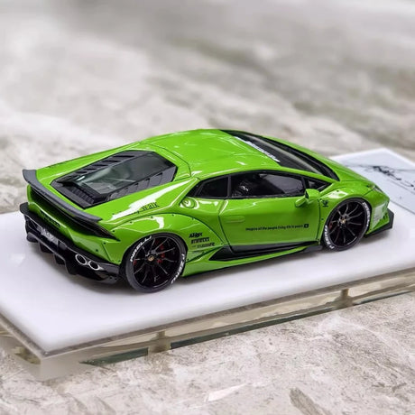 [FuelMe] 1:43 Lamborghini 2015 Huracan LP610-4 Liberty Walk Green Model Car Resin