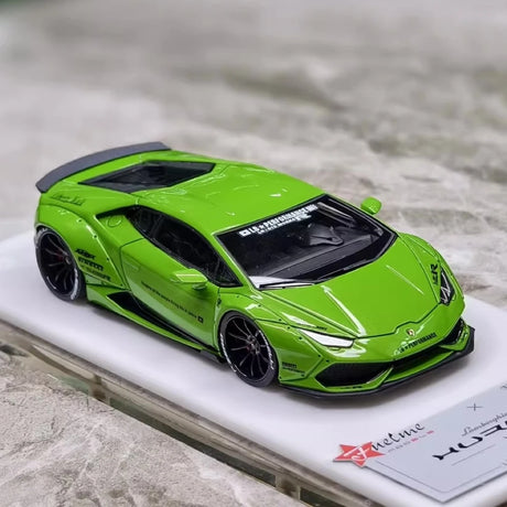 [FuelMe] 1:43 Lamborghini 2015 Huracan LP610-4 Liberty Walk Green Model Car Resin