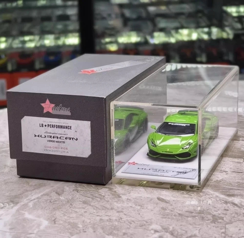 [FuelMe] 1:43 Lamborghini 2015 Huracan LP610-4 Liberty Walk Green Model Car Resin