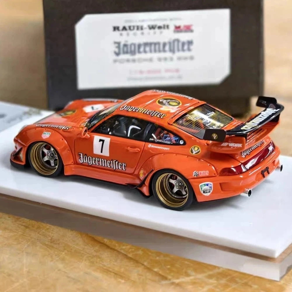 [FuelMe] 1:43 Porsche 1995 911 993 RWB Jagermeister Model Car Resin