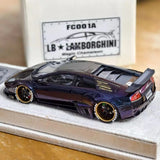 [GARAGE] 1:43 Lamborghini 2009 Murcielago LP640-4 LB-WORKS Purple Model Car Resin