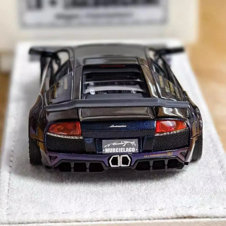 [GARAGE] 1:43 Lamborghini 2009 Murcielago LP640-4 LB-WORKS Purple Model Car Resin