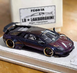 [GARAGE] 1:43 Lamborghini 2009 Murcielago LP640-4 LB-WORKS Purple Model Car Resin