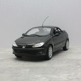 [GATE] 1:18 Peugeot 2001 206CC Cabriolet noir voiture miniature Die-Cast