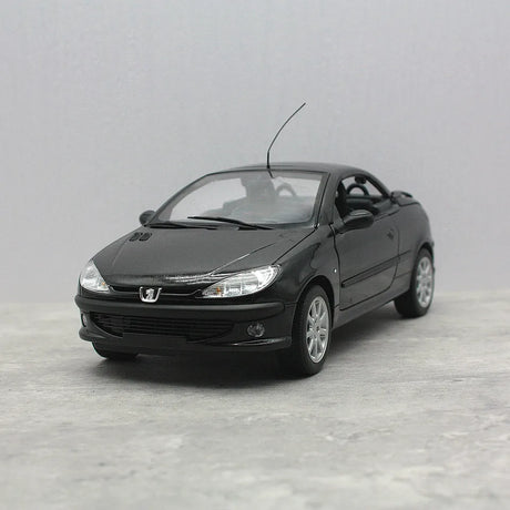 [GATE] 1:18 Peugeot 2001 206CC Cabriolet Black Model Car Die-Cast