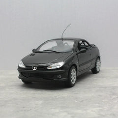 [GATE] 1:18 Peugeot 2001 206CC Cabriolet Black Model Car Die-Cast