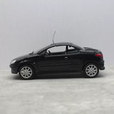 [GATE] 1:18 Peugeot 2001 206CC Cabriolet noir voiture miniature Die-Cast