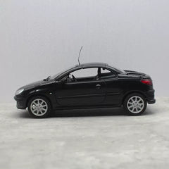 [GATE] 1:18 Peugeot 2001 206CC Cabriolet Black Model Car Die-Cast